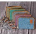 FurArt Credit Card Wallet, Zipper Card Cases Holder for Men Women, RFID Blocking, Key Chain, 12 Slots, Compact Size