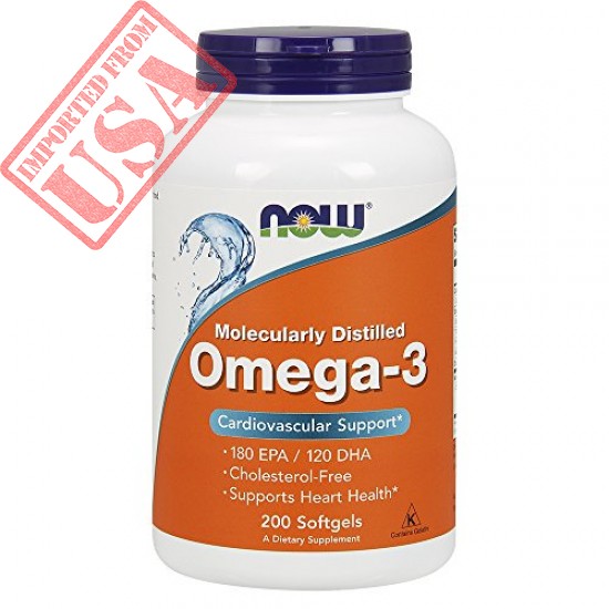 Original NOW Omega-3 1000mg Softgels imported by USA Sale in Pakistan