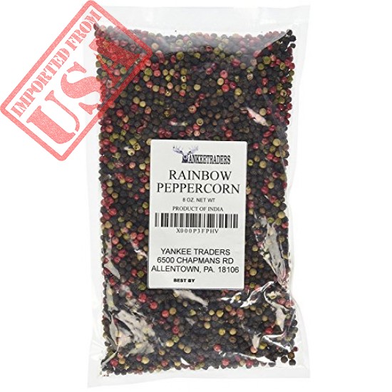 Four Peppercorn Blend-8oz-Rainbow Blend Four Color Peppermill Blend