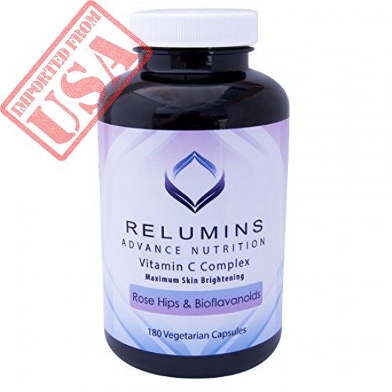 Relumins Advance Vitamin C - MAX Skin Whitening Complex With Rose Hips & Bioflavonoids Imported from USA