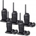 Retevis RT27 Walkie Talkies FRS Radio 22CH Scrambler VOX FCC Certification License-free 2 Way Radio (Black,5 pack)