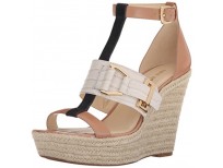 Buy Nine West Women's Jellia Leather Wedge Sandal Online in Pakistan