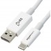 AmazonBasics USB Type-C to USB-A Male 3.1 Gen2 Cable - 3 Feet (0.9 Meters) - White