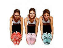 Super Grip Yoga Toe Socks 3 Pack - Active Socks for Pilates & Pure Barre - Non Slip Superior Grips for Women's & Girls