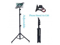 T-Sign Reinforced IPad Tripod Stand Mount - Foldable Floor Tablet Holder, Height Adjustable 360 Rotating Stand for iPad Mini/Air and More 7