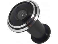 New 290 Degree Peephole Wide Angle Door Viewer in Black