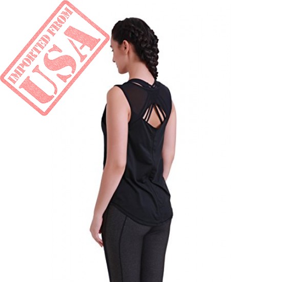 Shop online Imported Cowl Back Yoga shirts in Pakistan 