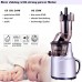 Fruits & Vegetable Juice Extractor JIARUI Chute Quite Motor Slow Masticating Juicer Extractor Vertical Cold Press Juicer