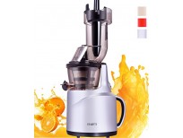 Fruits & Vegetable Juice Extractor JIARUI Chute Quite Motor Slow Masticating Juicer Extractor Vertical Cold Press Juicer