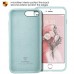 MILPROX Silicone Case, Pretty Series Liquid Silicone Gel Rubber, Shockproof Case with Microfiber Cloth Lining Cushion Compatible with iPhone 7 Plus/8 Plus - Mint