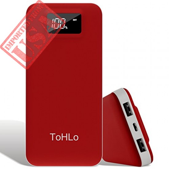 Buy ToHLo 20000mAh Power Bank with Lightning and Micro Input LED Digital Display Online in Paksitan