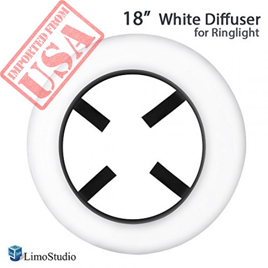 Shop Limostudio White Diffuser Cover For Ring Light Imported From USA