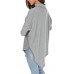 levaca womens batwing sleeve casual baggy irregular pullover poncho shirts shop online in pakistan