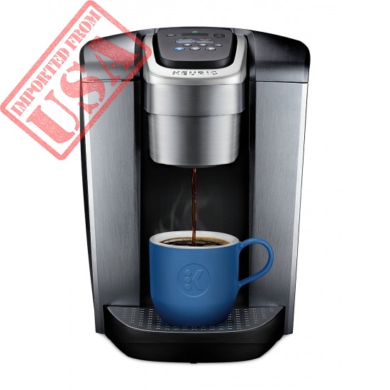 Keurig K-Elite Single Serve K-Cup Pod Coffee Maker, with Strong Temperature Control, Iced Coffee Capability, 12oz Brew Size, Programmable, Brushed Silver