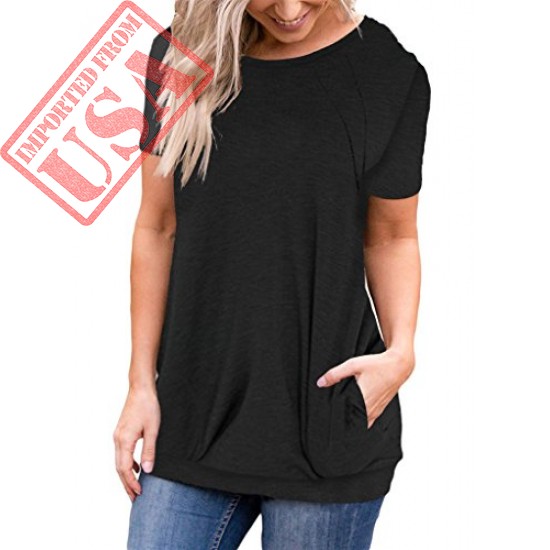 Buy online High Quality Women`s Casual Tops with pockets in Pakistan