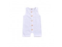 xiaoreddou baby solid white rompers kids sleeveless jumpsuits one cotton clothing shop online in pakistan