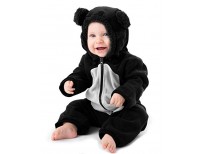 funzies baby bunting fleece hooded romper bodysuit bearblack shop online in pakistan