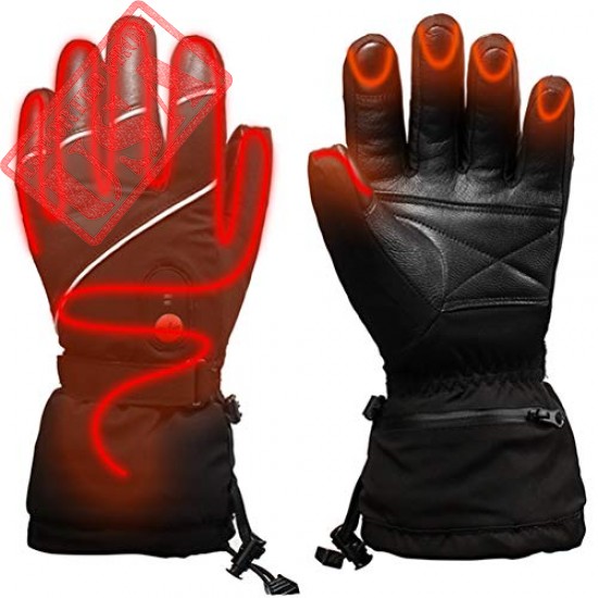 upgraded heated gloves for men and women with electronic rechargable battery shop online in pakistan